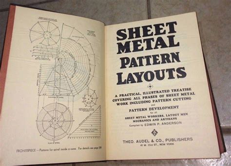 sheet metal fabrication pattern development|sheet metal pattern layouts pdf.